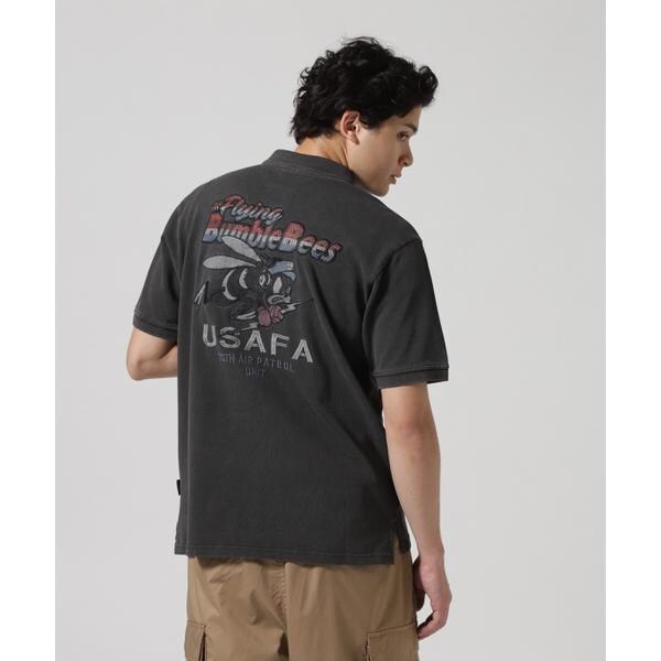 FADE WASH LAST CRUISE EMB POLO SHIRT ／ フェイドウォッシ ラス