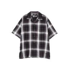ONE POINT OMBRE CHECK SHIRT ／ 半袖 ワンポイント オンブレチェックシャ | アヴィレックス(AVIREX)