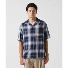ONE POINT OMBRE CHECK SHIRT ／ 半袖 ワンポイント オンブレチェックシャ | アヴィレックス(AVIREX)
