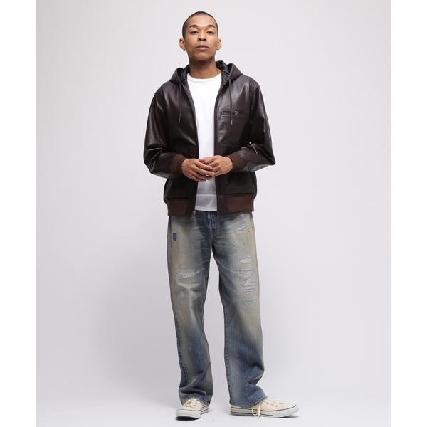 [}C]GOAT VEGE HOODED JACKET/ABbNXiAVIREXj uE