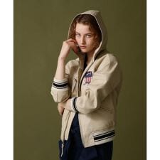 《WOMAN》SIGNATURE HOODED LEATHER