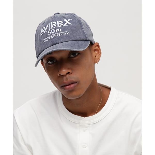 [}C]50th ANNIVERSARY LOGO PIGMENT CAP /ABbNXiAVIREXj lCr[