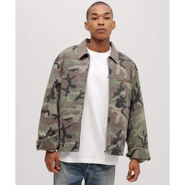 [}C]CAMO DUCK JACKET/ABbNXiAVIREXj I[uJ1
