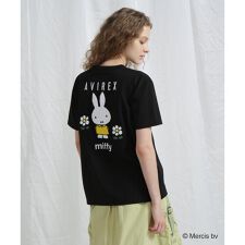《AVIREX×miffy》WEB限定 EMBROIDERY T-SHIRT／アヴィレックス×ミッフ