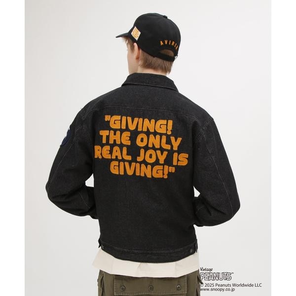 [}C]sAVIREX × PEANUTStWORK JACKET/ABbNXiAVIREXj ubN