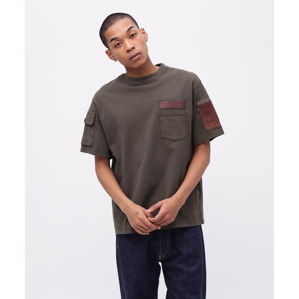 Short sleeve stretched t-shirt DB82374005 | ダイエットブッチャー