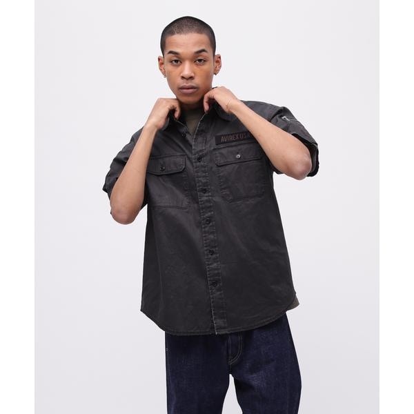 ドットエアー7分袖ワンピースカラーシャツ | 軽量 / ストレッチ