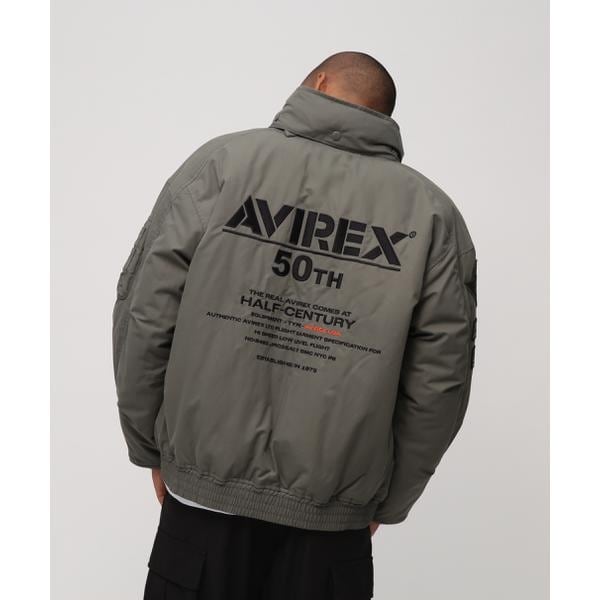 [}C]s50th AnniversarytNYLON STAND BLOUSON/ABbNXiAVIREXj Z[W1