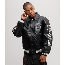 《50th Anniversary》GRAPHIC VARSITY LEATHER JACKET