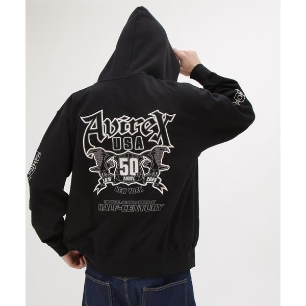 50th Anniversary》GRAPHIC ZIP UP PARKA | アヴィレックス(AVIREX