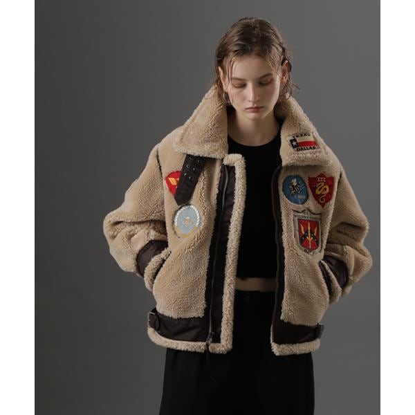 美品✴︎AVIREX Belle ブラウン ブルゾン 2025年最新】AVIREX Belle SELECT カラー：ブラウン系 その他の