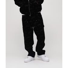 FLOCKING DOUBLE KNEE PAINTER DENIMPANTS