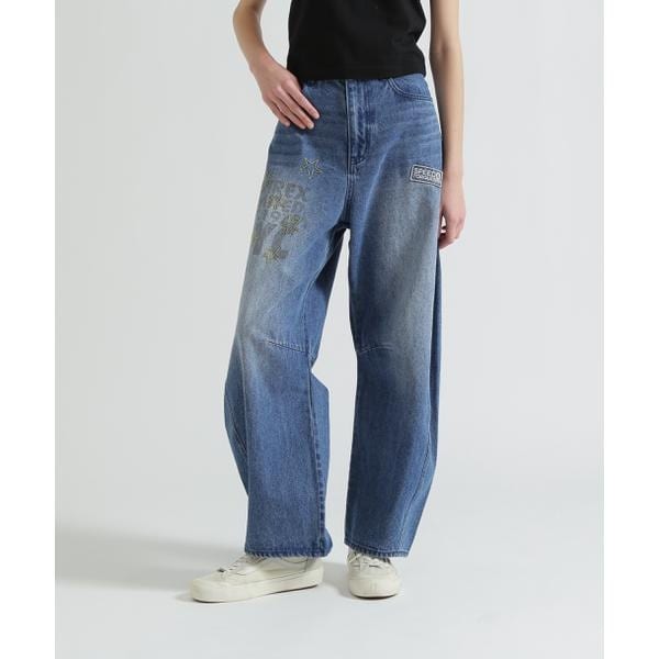 アヴィレックス（AVIREX）/WAPPEN BARREL LEG DENIM PANTS WAPPEN BARREL LEG DENIM PANTS | アヴィレックス(AVIREX) | マルイ