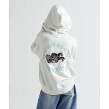 《WOMAN》SAGARA CIRCLE LOGO TOMCAT ZIP PARKA