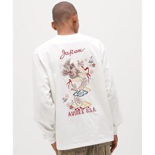 SOUVENIR L／S T-SHIRT ”DRAGON＆ CHERRY BLOSSOMS”
