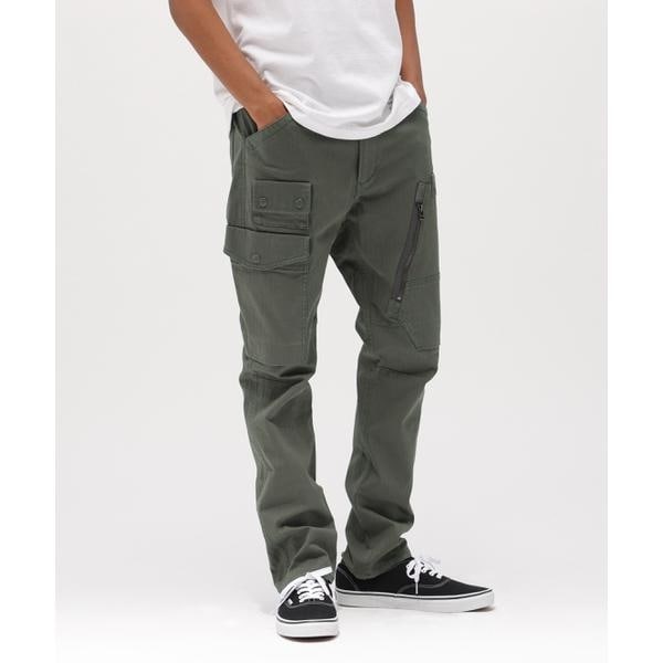STRETCH HERRINGBONE CARGO PANTS | アヴィレックス(AVIREX) | マルイ