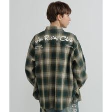 <WOMAN>OMBRE CHECK SHIRT