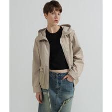 《WOMAN》MILITARY ZIP POCKET DETACHABLE JACKET