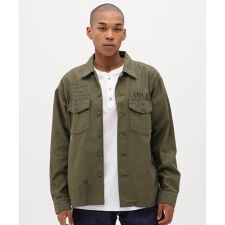 AGED LOOK L／S UTILITY SHIRT