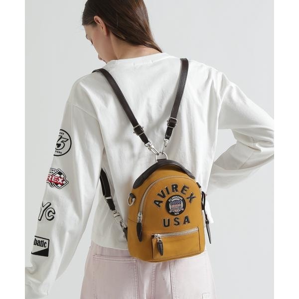 [�}���C]�s���c�X����tLX VARSITY LEATHER MINI BACK PACK/�A���B���b�N�X�iAVIREX�j �}�X�^�[�h3