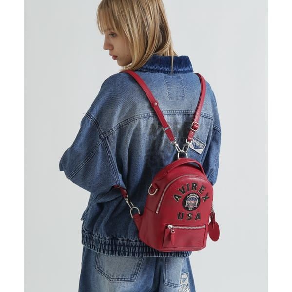 [�}���C]�s���c�X����tVARSITY LEATHER MINI BACKPACK�^AVX 5653/�A���B���b�N�X�iAVIREX�j ���b�h