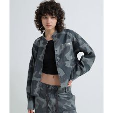 《WOMAN》CAMOUFLAGE SHORT SHIRTS／カモフラージュショートシャツ