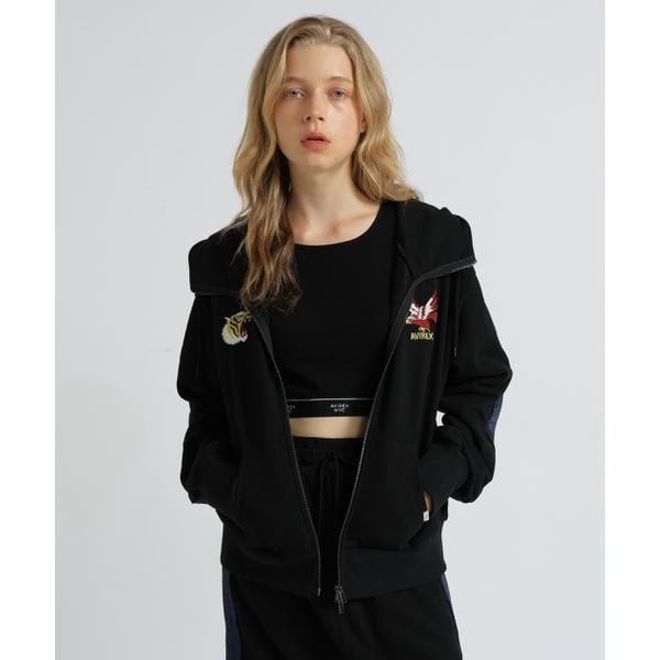 [�}���C]�sSOUVENIR COLLECTION�tWOMAN�^SATIN SKA COMBI PARKA/�A���B���b�N�X�iAVIREX�j �u���b�N