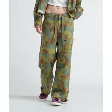 《WOMAN》CAMOUFLAGE CARGO LONG PANTS／カモフラージュカーゴロングパン
