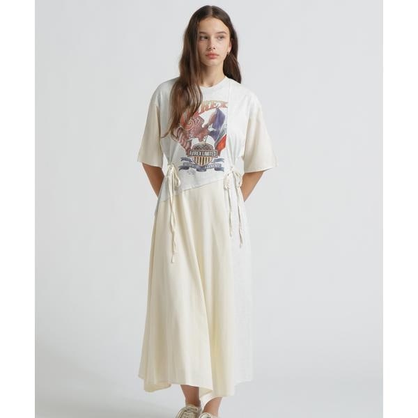 [�}���C]�s���c�X����tREMAKE�]STYLE DRESS WITH EAGLE PRINT/�A���B���b�N�X�iAVIREX�j �I�[�g�~�[��6