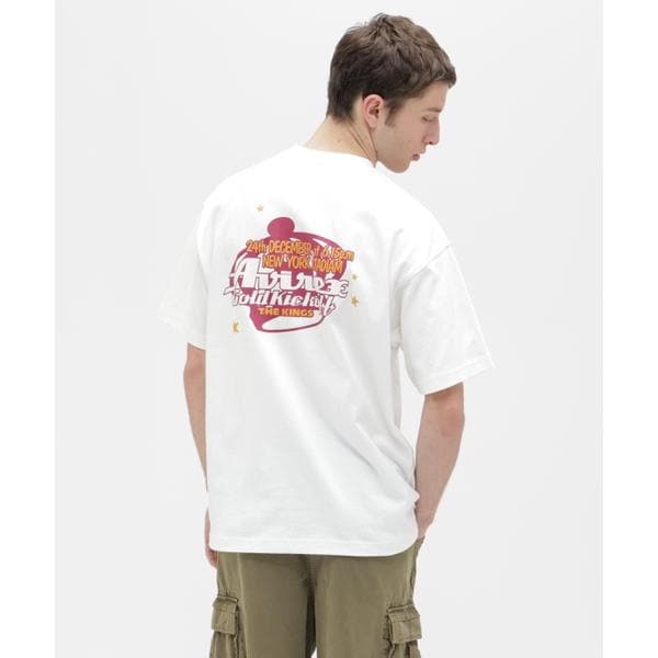 [�}���C]GOLD KICKOFF PUFF PRINT T-SHIRT/�A���B���b�N�X�iAVIREX�j �z���C�g