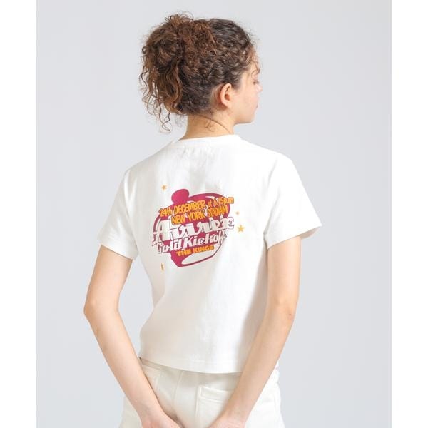 [�}���C]GOLD KICKOFF PUFF PRINT T-SHIRT/�A���B���b�N�X�iAVIREX�j �z���C�g