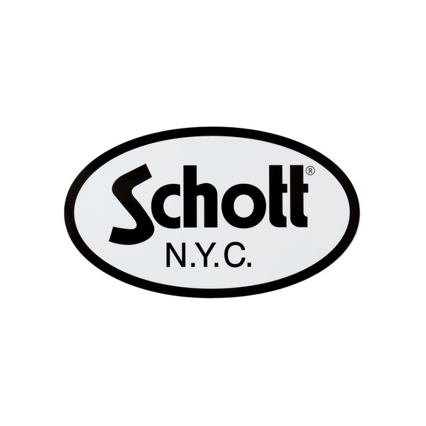 ＳＣＨＯＴＴ／ショット／Ｏｖａｌ ｌｏｇｏ Ｄｅｃａｌ Ｓｍａｌｌ／オーバル ロゴステッカー 小 | ショット(Schott) | マルイウェブチャネル