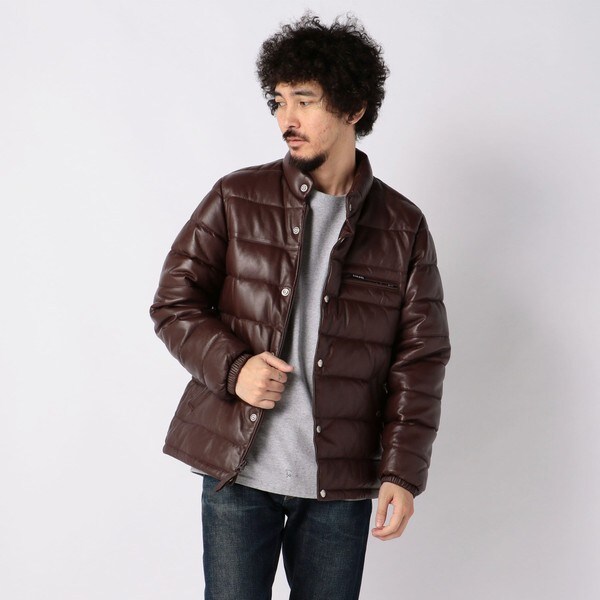 SCHOTT／ショット／LEATHER DOWN JACKET