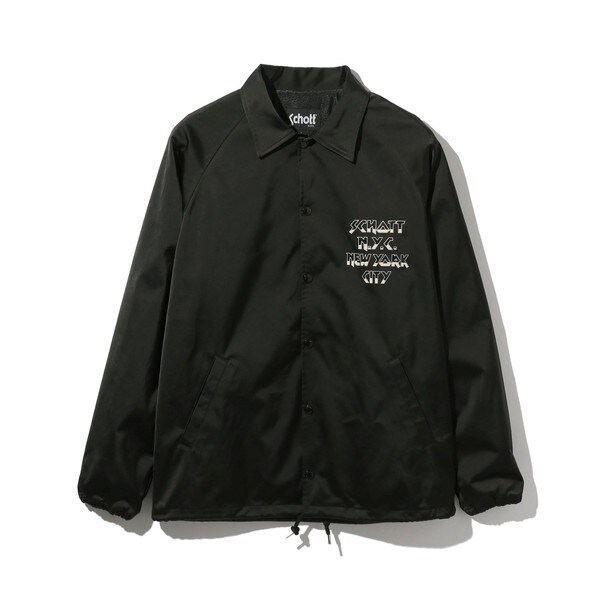 Schott　コーチジャケット　グレー　L　イーグル Schott コーチジャケット グレー L イーグル Schott コーチ