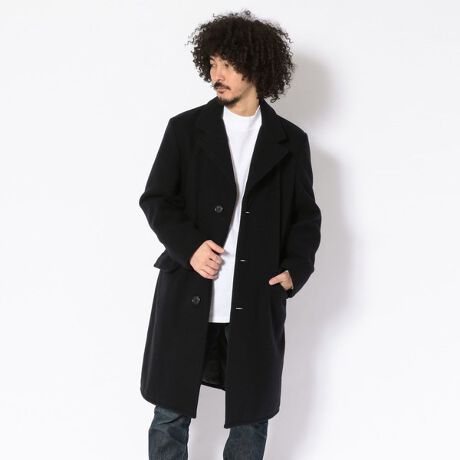 SOFT MELTON CHESTER LONG COAT／ソフト 