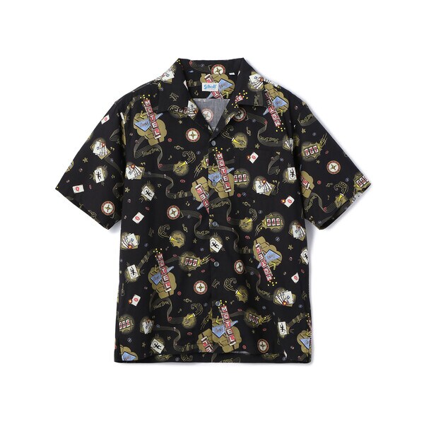 Schott ハワイアンシャツ ドラゴン セットアップ Lサイズ