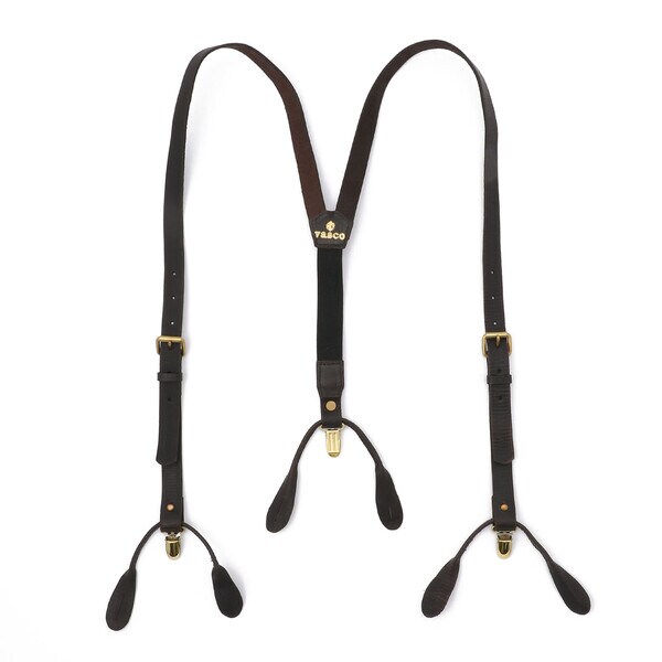 Schott／ショット／LEATHER SUSPENDER／レザー