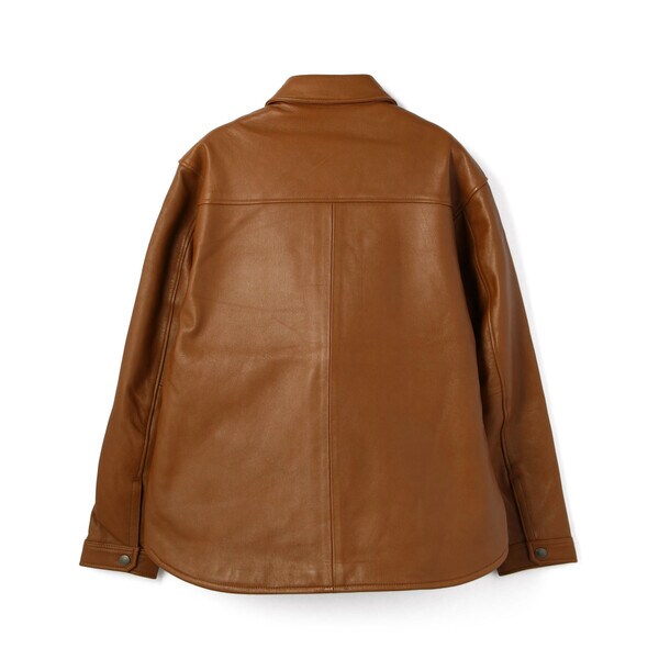 LAMB LEATHER CPO SHIRT／CPO ラムレザーシャツ