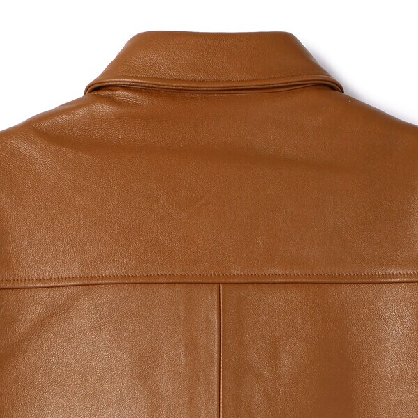 LAMB LEATHER CPO SHIRT／CPO ラムレザーシャツ