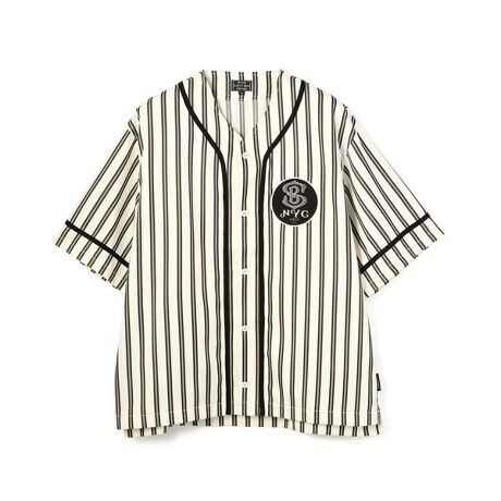STRIPE BASEBALL SHIRT／ストライプ ベース 