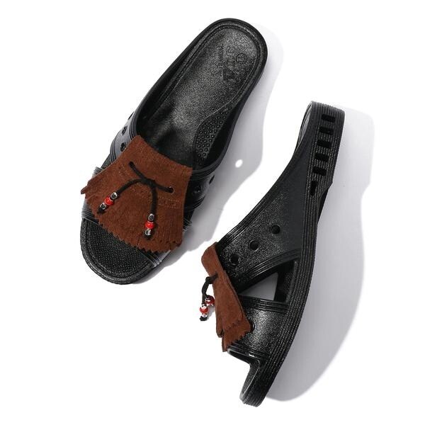 ベンチサンダル bench レザーキルト タッセル ベンサン BENCH／ベンチ