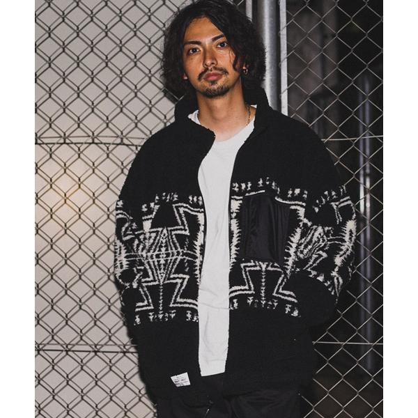 NATIVE BOA FLEECE JACKET／ネイティブ ボアフリース ジャケット