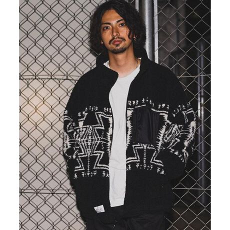 NATIVE BOA FLEECE JACKET／ネイティブ ボアフリース ジャケット 