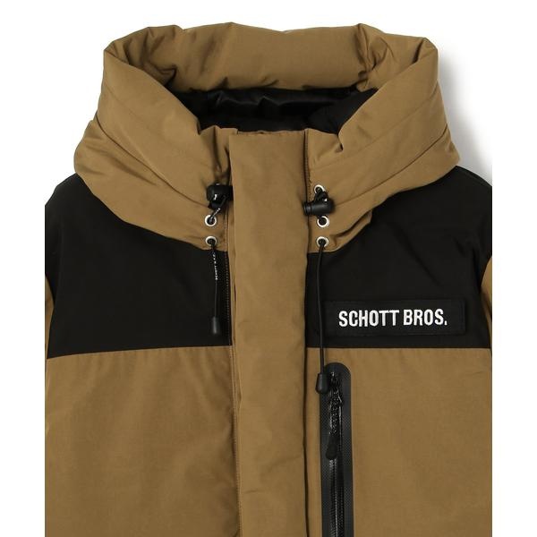 Schott／ショット／2TONE DOWN JACKET／2トーン ダウン