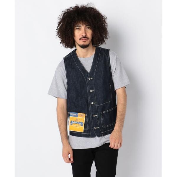 中古 Schott OLD DENIM WORK VEST SCHOTT／ショット／OLD DENIM WORK VEST／オールド デニムワーク