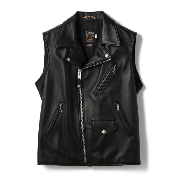 SCHOTT／ショット／LAMB RIDERS VEST／ラム ライダース ベスト／228USV