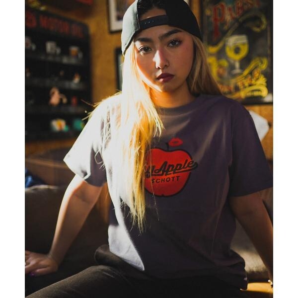 BIG APPLE T-SHIRT／ウィメンズ ビッグ アップル Tシャツ | ショット