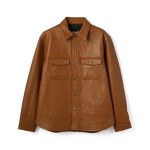 LAMB LEATHER CPO SHIRT／CPO ラムレザーシャツ | ショット(Schott 