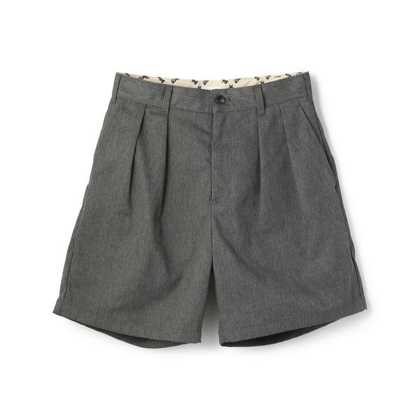 DOUBLE PLEATED T／C SHORTS／ダブルプリーツ T／C ショーツ