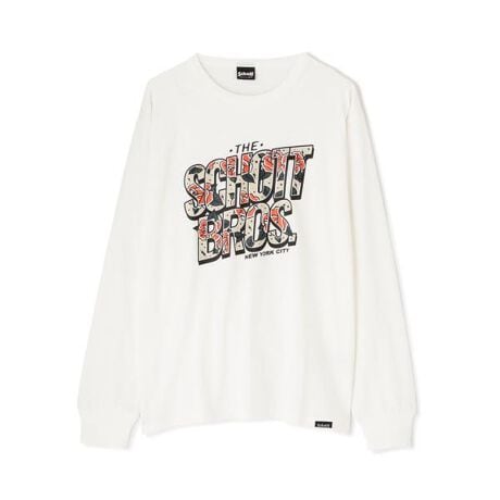 L/S POCKET TEE|ロングスリーブ ポケットTロングスリーブ ポケットT| MOONLOID [Schott NYC] [ショット] ロンT LS ONE POINT POCKET TEE ロングスリーブ ワンポイント ポケッ